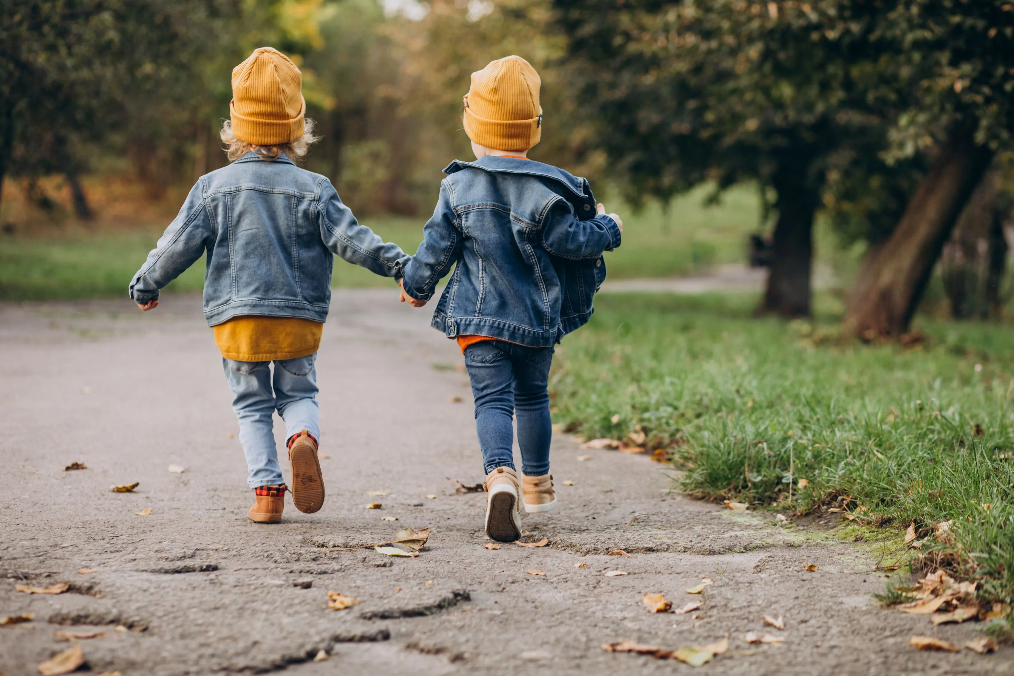 enfants qui courent